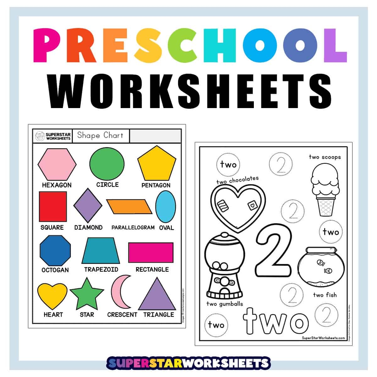 Printable Kindergarten Math Worksheets PDF Free Download