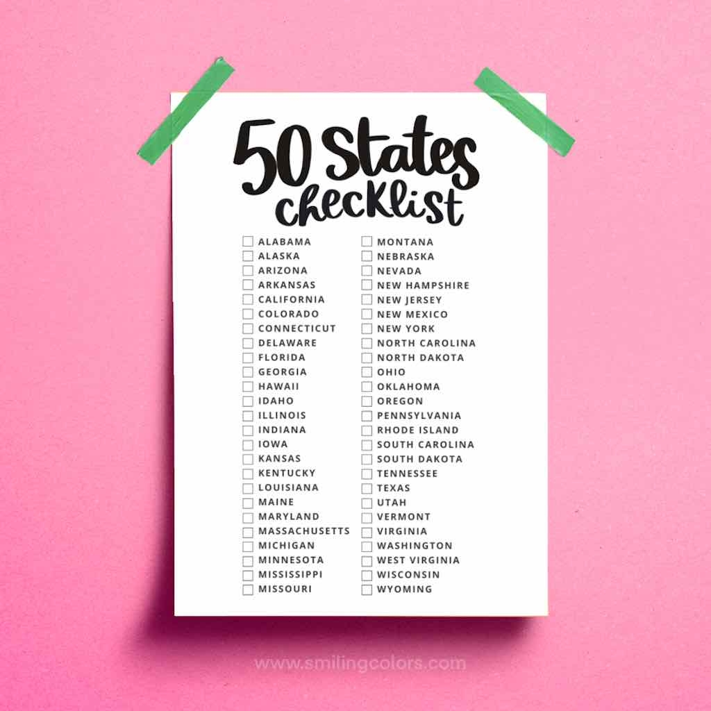 Free State Abbreviations List Printable For Kids