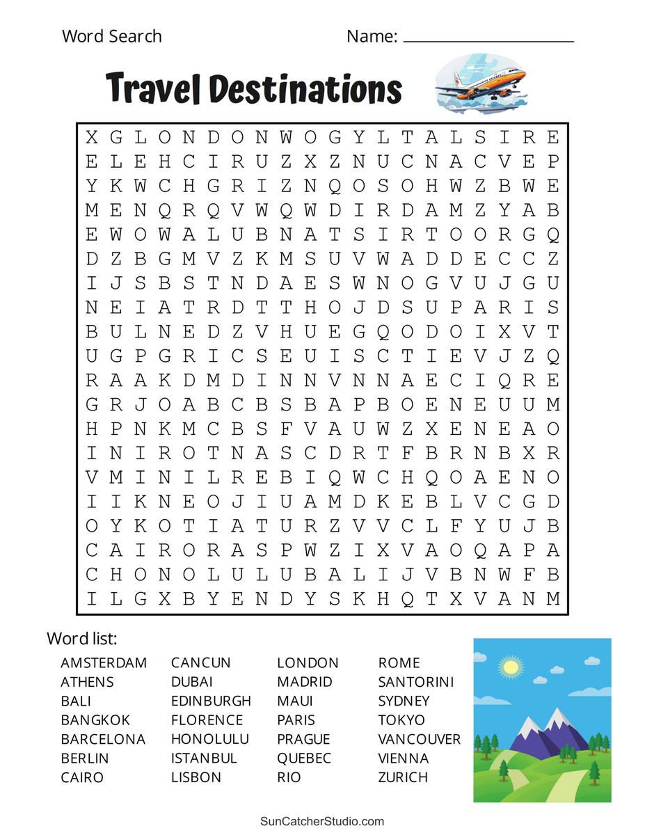 Printable Adult Word Search Puzzles Word Find Free Printables Lettering SVG Files Tools Apps Free Printable Word Search Worksheet Templates Canva
