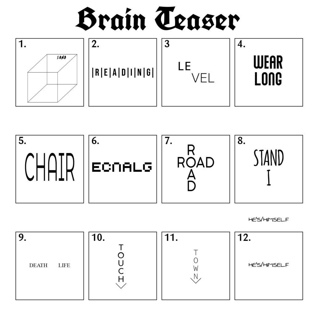 Printable Brain Games For Seniors Free Printable Party Favors Printable Memory Activities Printable Party Favors