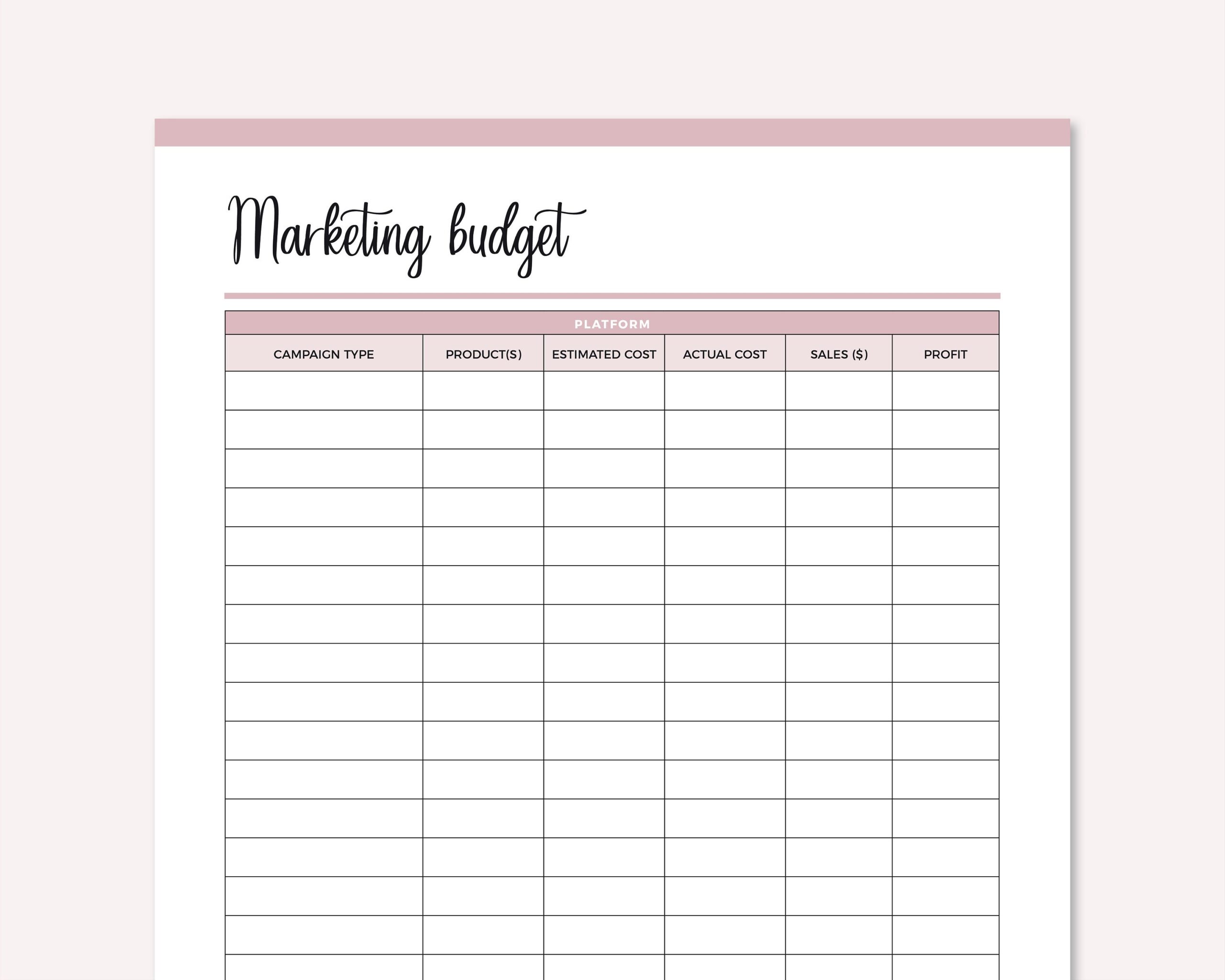 Printable Marketing Budget Sheet Ad Budgets Simple Marketing Cost Calculator Online Reseller Budget Sheet A4 And Letter Etsy Printable Marketing Budget Sheet Ad Budgets Simple Marketing Cost Calculator Online Reseller Budget Sheet A4 And Letter Etsy