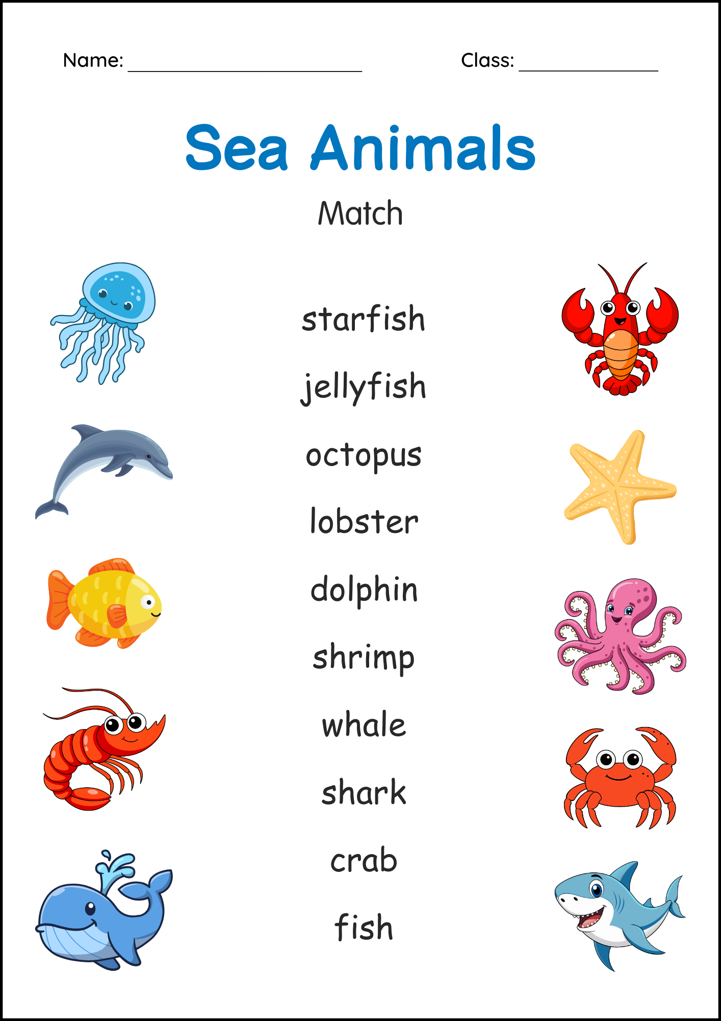 FREE FREE Printable Ocean Worksheets For Kids Kind