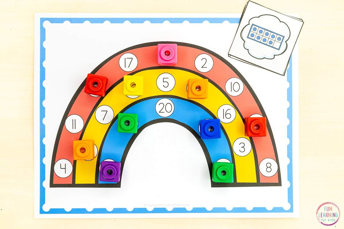 Rainbow Find And Color The Number Worksheets Rainbow Find And Color The Number Worksheets