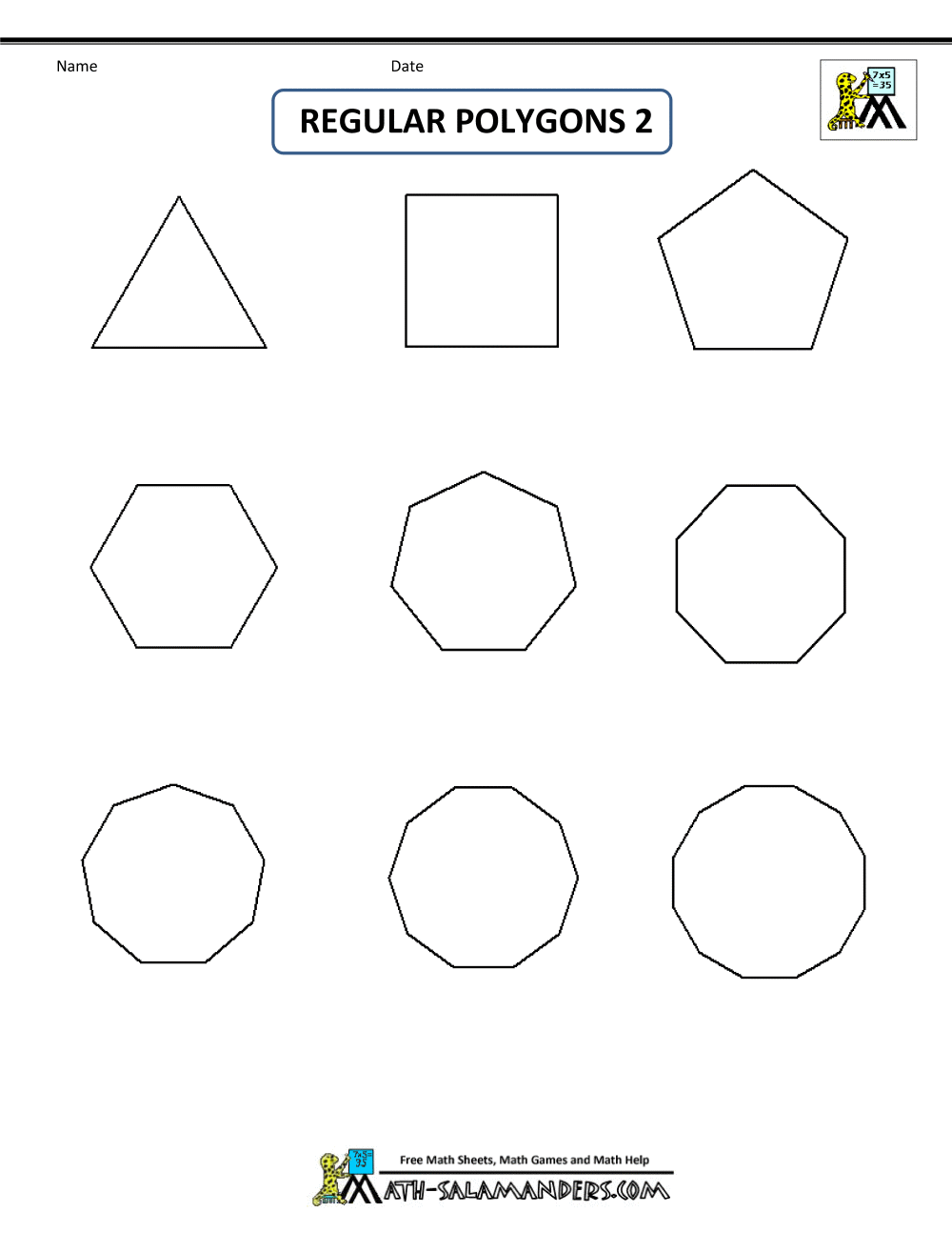 Regular Shapes