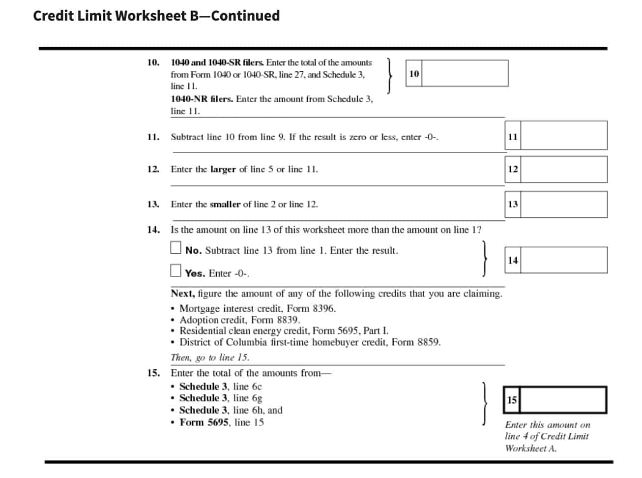 Schedule 8812 Instructions Credits For Qualifying Dependents Schedule EIC Instructions Claiming The Earned Income Credit