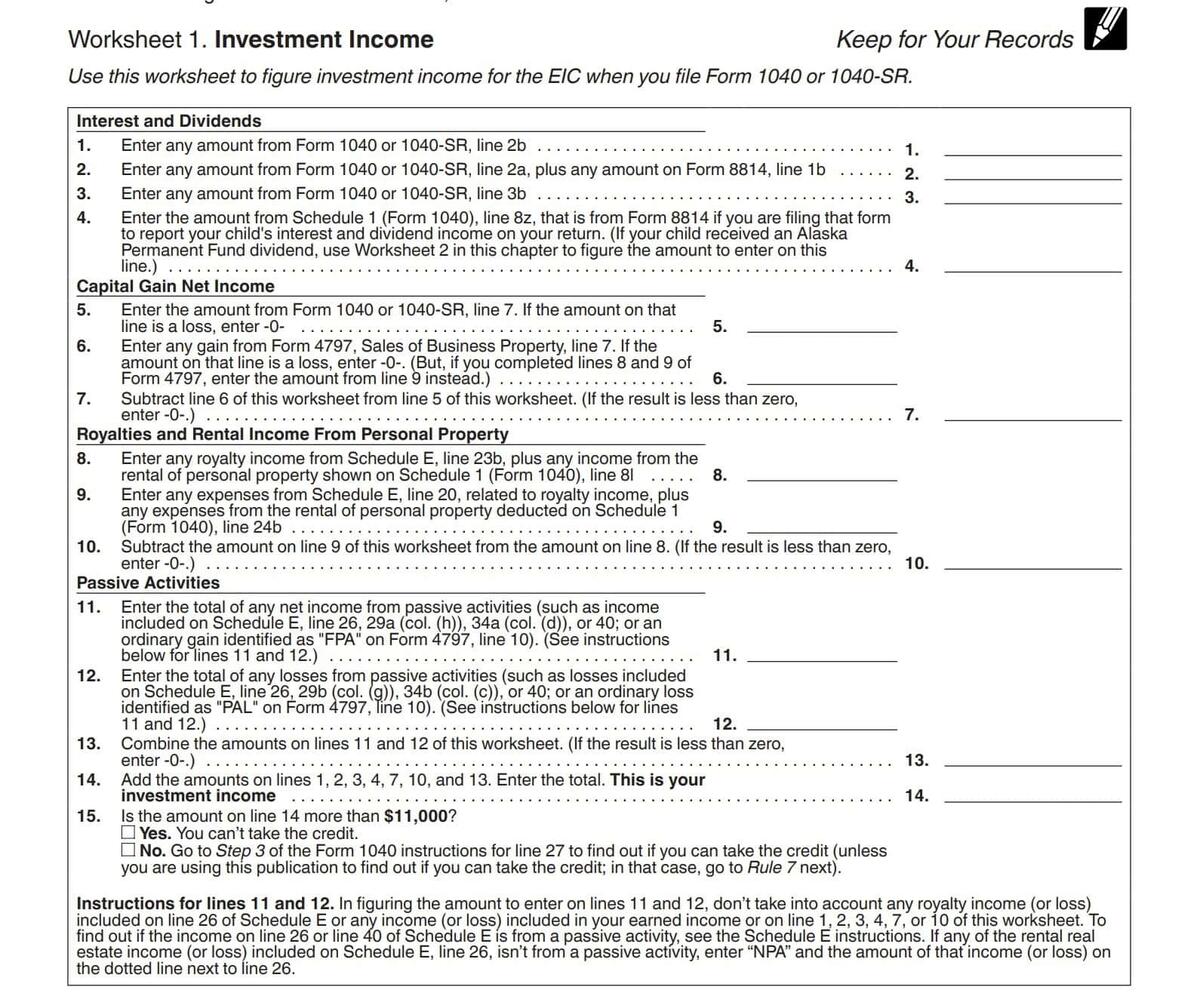 Schedule EIC Instructions Claiming The Earned Income Credit Schedule EIC Instructions Claiming The Earned Income Credit