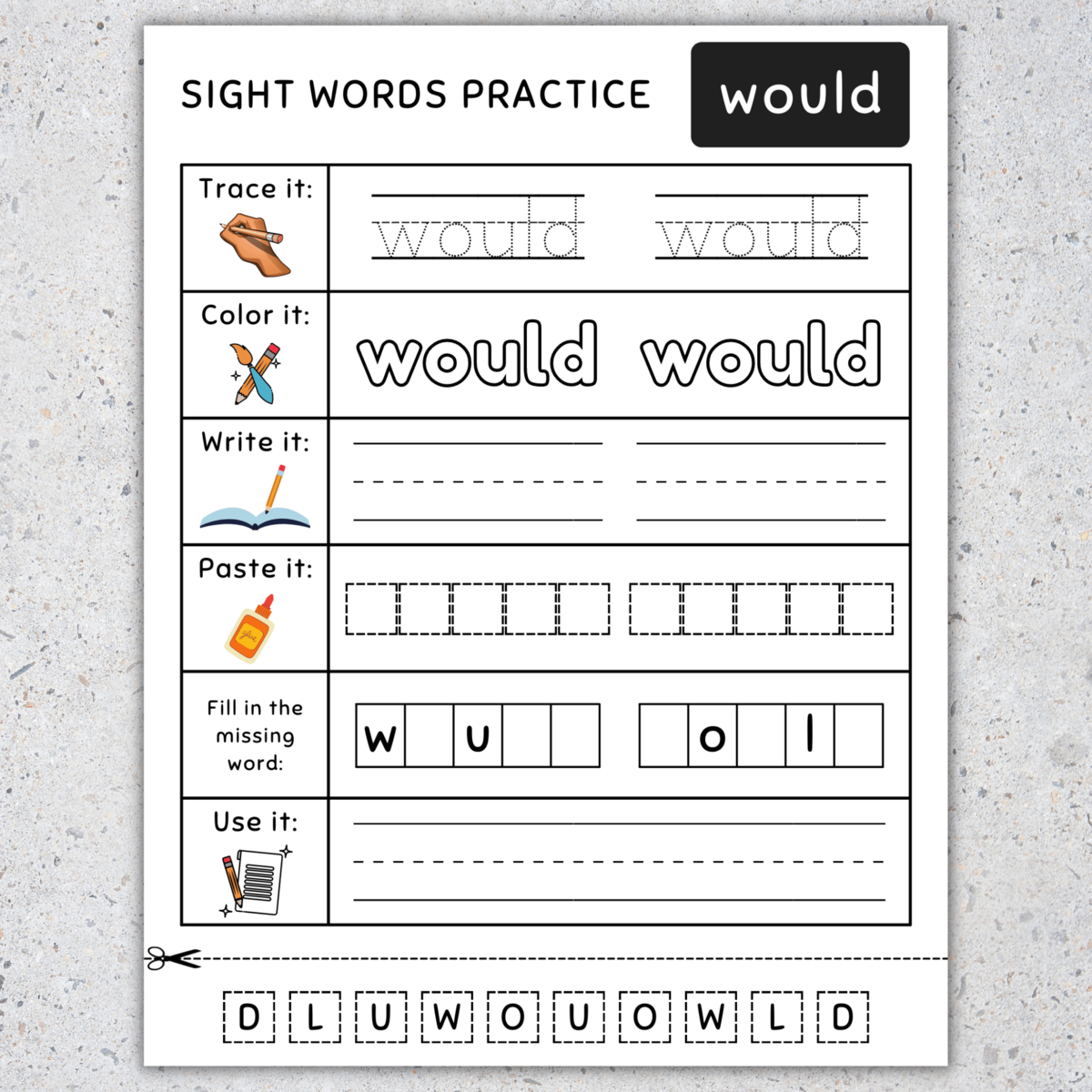 Second Grade Sight Words 2nd Grade Sight Words Worksheets SET 2 Made By Teachers