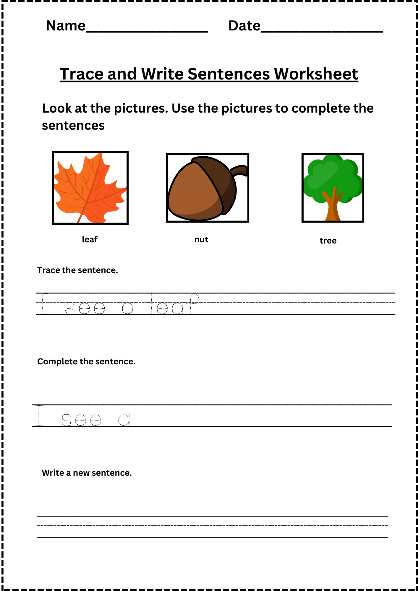 Sentence Writing Worksheets Free Printables Sentence Writing Worksheets Free Printables