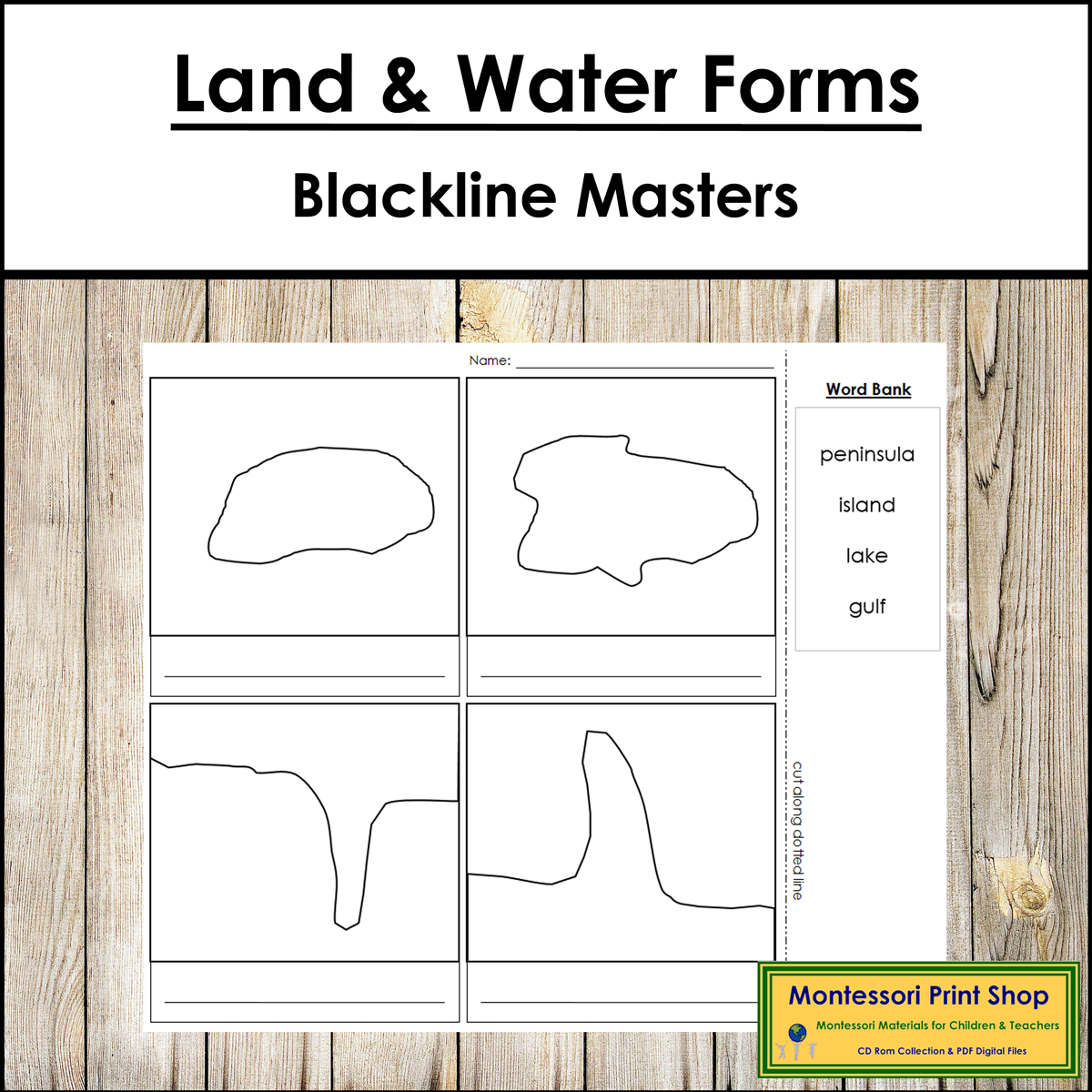 Free Physical Landform Vocabulary For An O Ring Fun Geography Activity