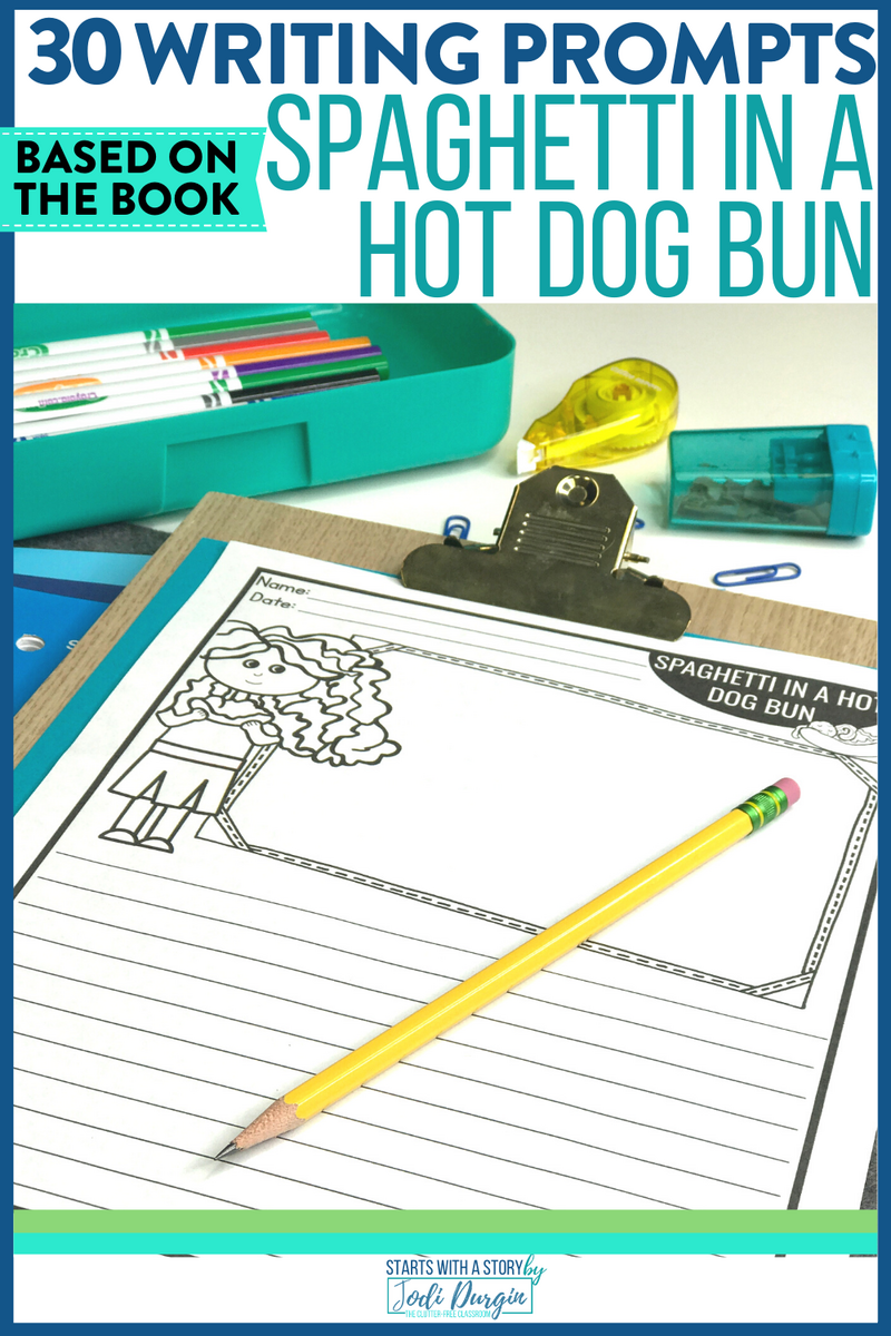 Spaghetti In A Hot Dog Bun Book Activities