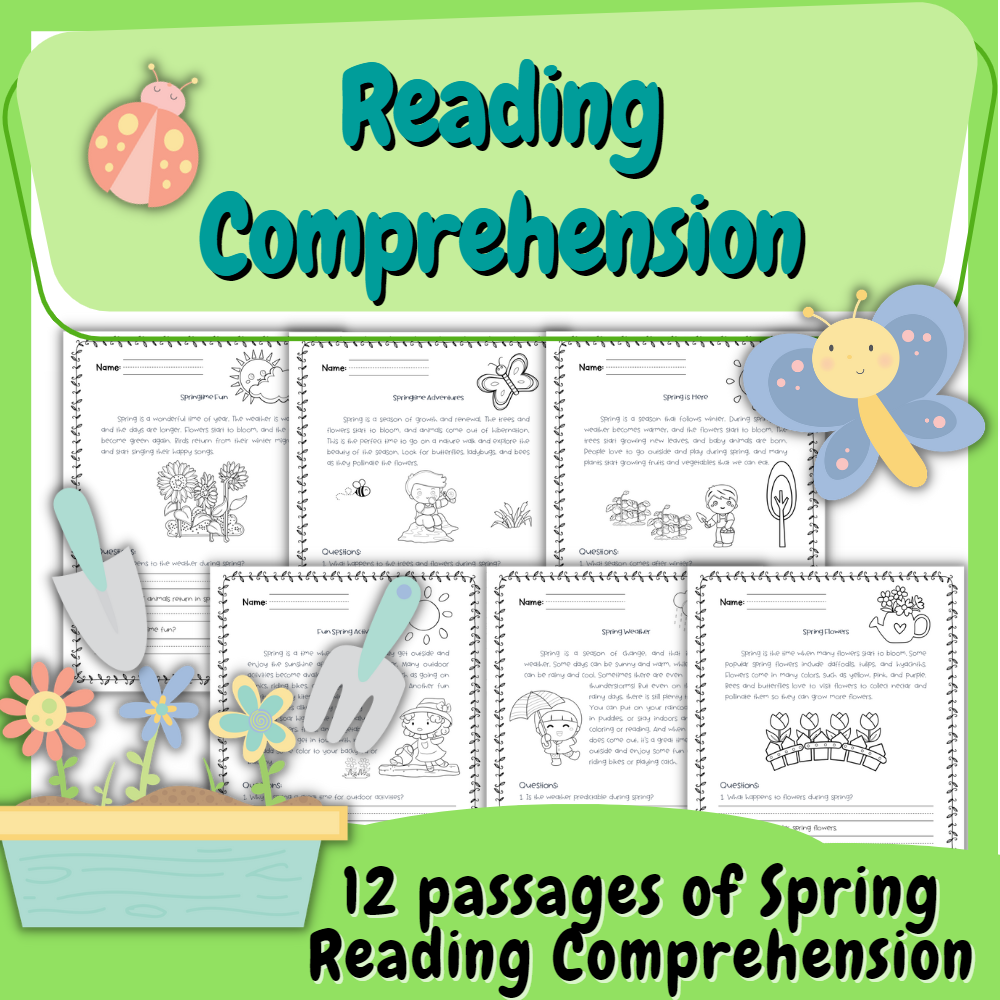 Spring Reading Comprehension Passages Made By Teachers Spring Reading Comprehension Passages Made By Teachers