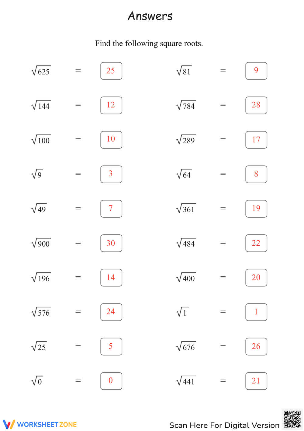 Square Roots Worksheets Simplifying Radicals Solve Match Worksheet By Teach Simple