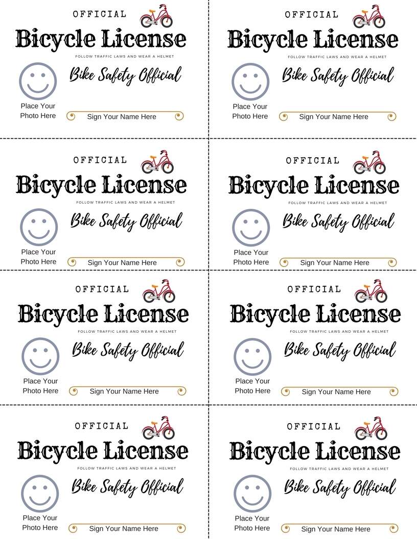 Teaching Kids Bike Safety Through Play Free Printable Driver S License Must Have Mom Teaching Kids Bike Safety Through Play Free Printable Driver S License Must Have Mom