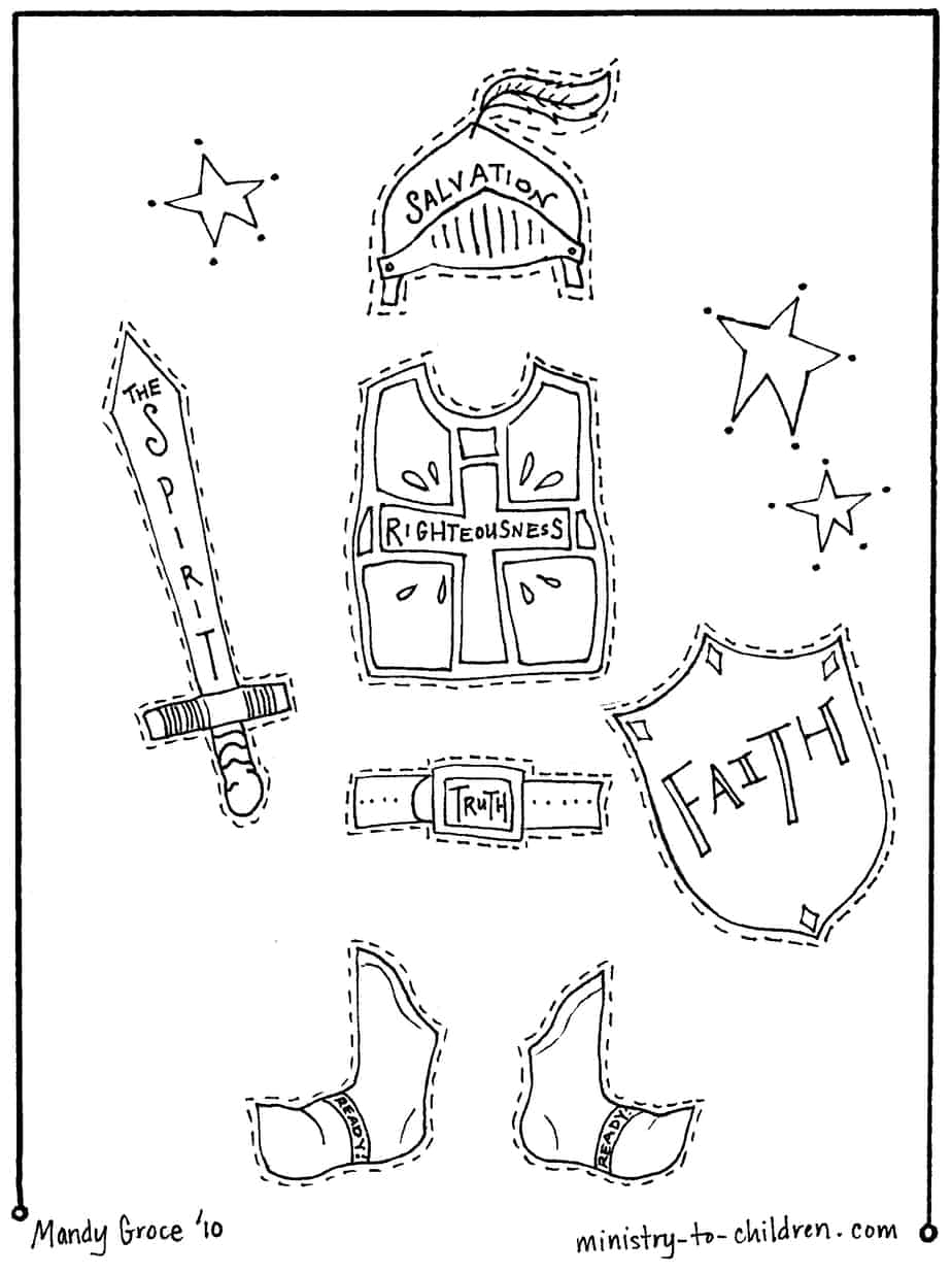 The Armor Of God Ephesians 6 Sunday School Lesson Ministry To Children