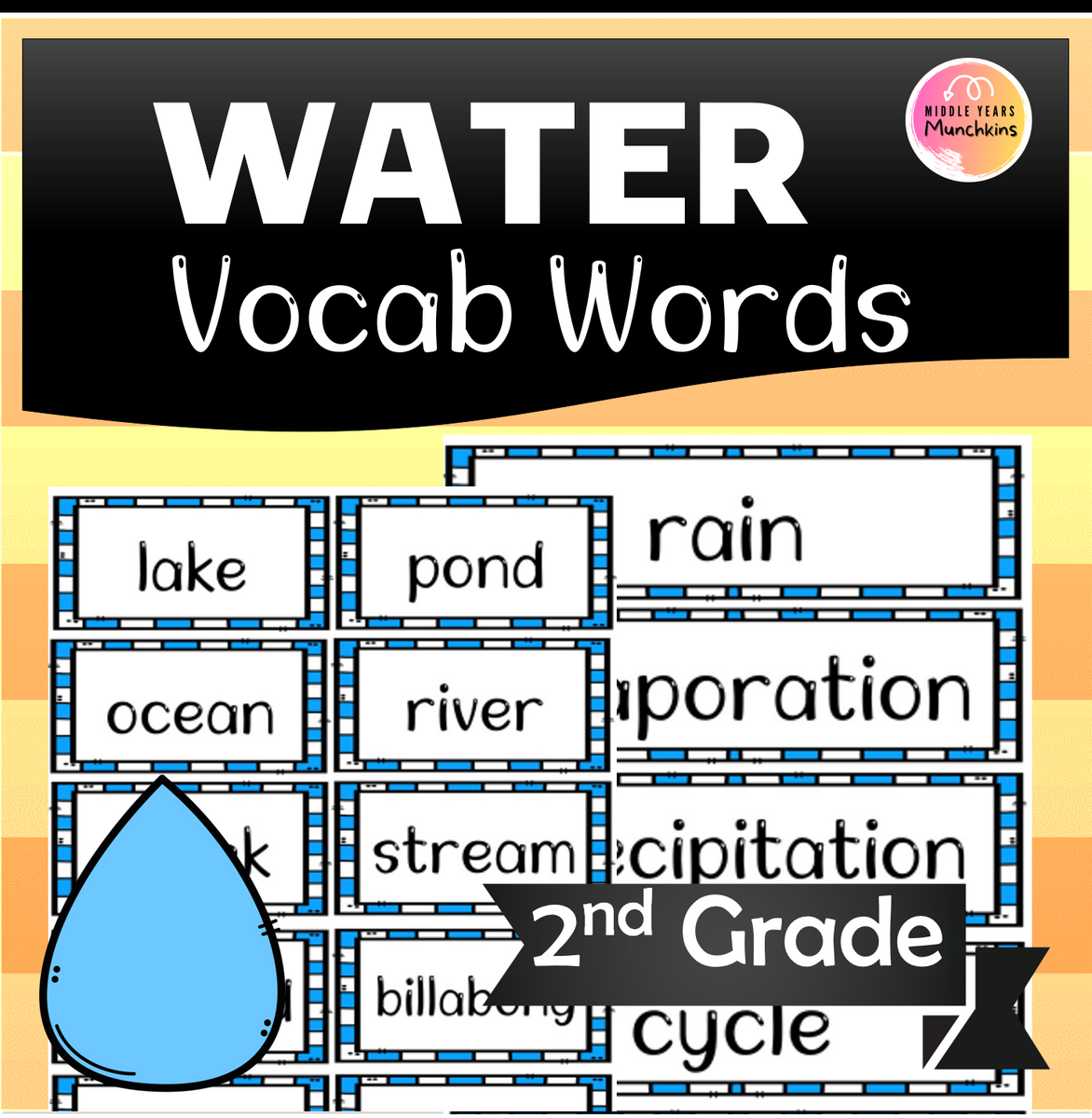 Water Vocabulary Word Wall Made By Teachers