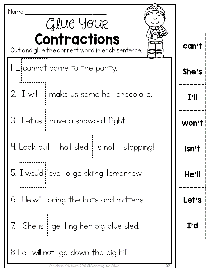 Winter Printables 2nd Grade Made By Teachers